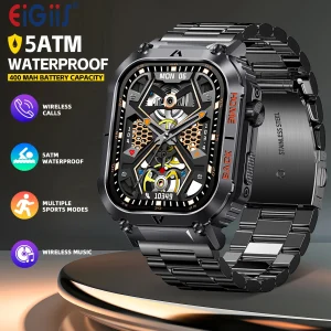 EIGIIS New 5ATM Waterproof Men Military Watch