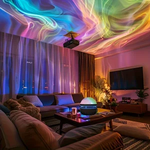 LED Galaxy, 2-in-1 Northern Light Projector