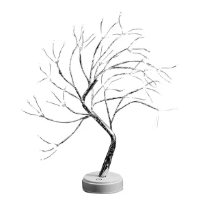 20 inch Tabletop Bonsai Tree Light Touch LED Lamp